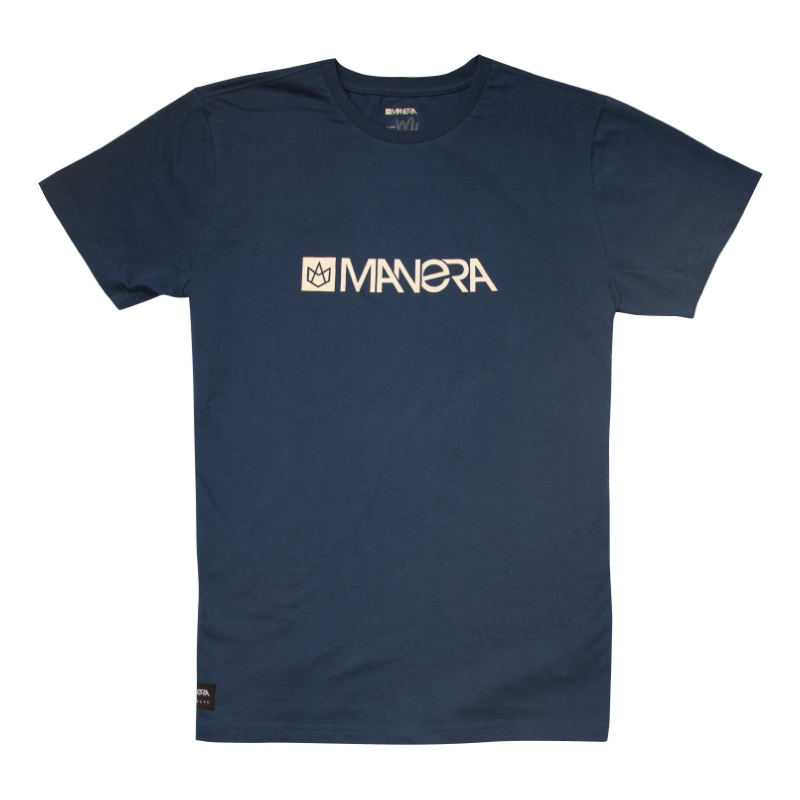 Męski T-shirt Manera Logo Granatowy