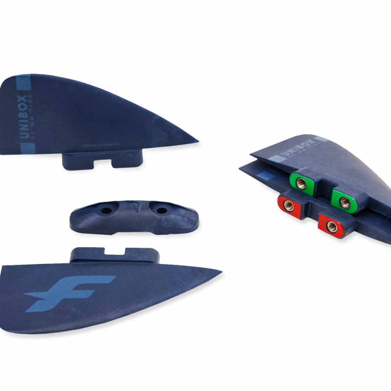 Finy do deski kite twintip F-ONE Unibox | Granatowe 50mm