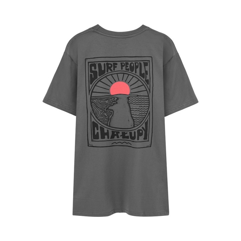 T-Shirt SURF PEOPLE Szary