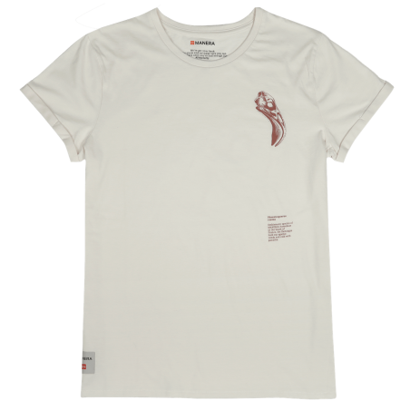 Damski T-shirt Manera Flamingo Biały