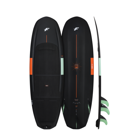 Deska strapless F-ONE Magnet Carbon Czarna