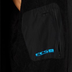 Zimowe Poncho surfingowe FCS All Weather Czarne