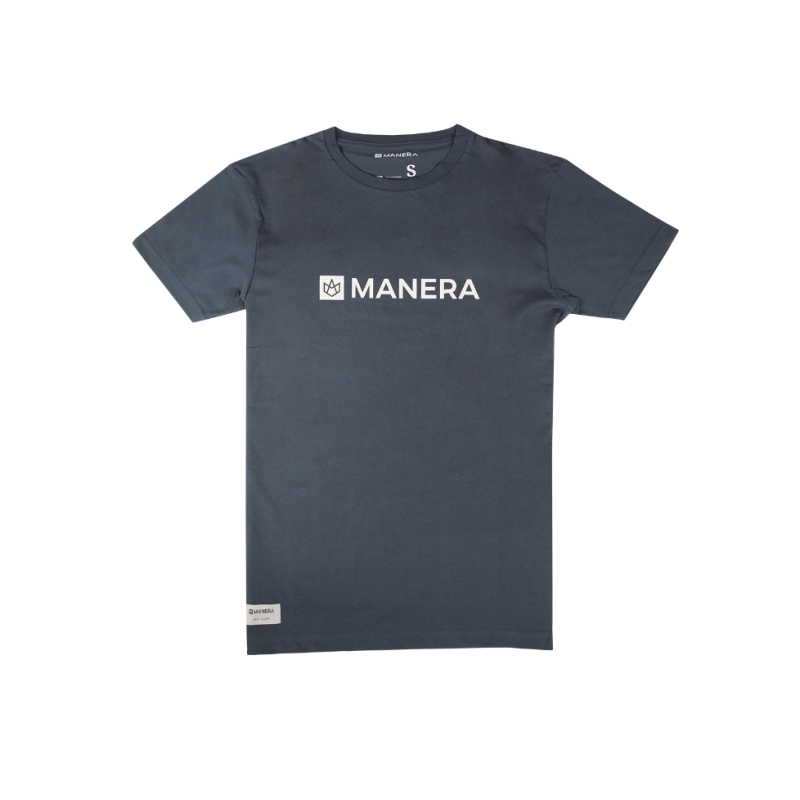 Męska koszulka Manera Logo Granatowa