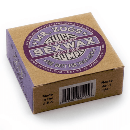 Wosk do deski surfingowej SEXWAX fioletowy 9-20 stopni kod produktu P2X