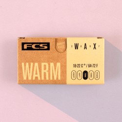 Wosk do surfingu FCS Surf Wax Warm 18-20'C