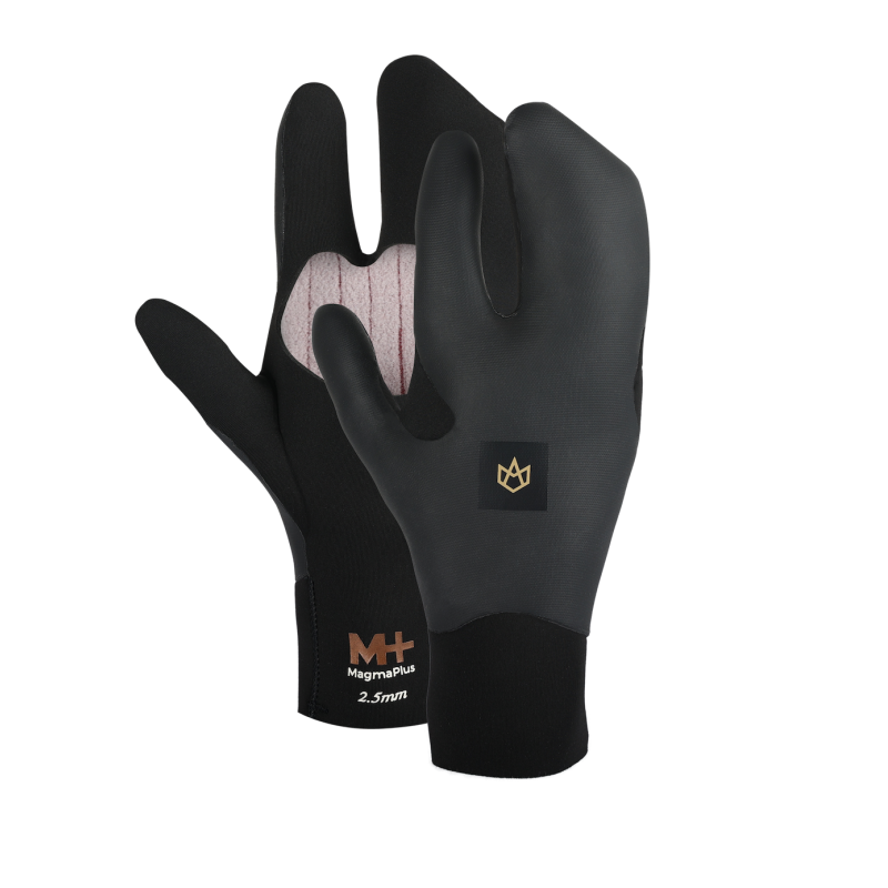 Otwarte rękawice neoprenowe MANERA Magma Open Palm 2.5 mm Czarne