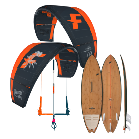 Zestaw kitesurfingowy F-ONE Bandit S4 + Linxbar + Mitu Pro Bamboo