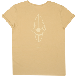 Damski T-shirt Manera Salty Żółty
