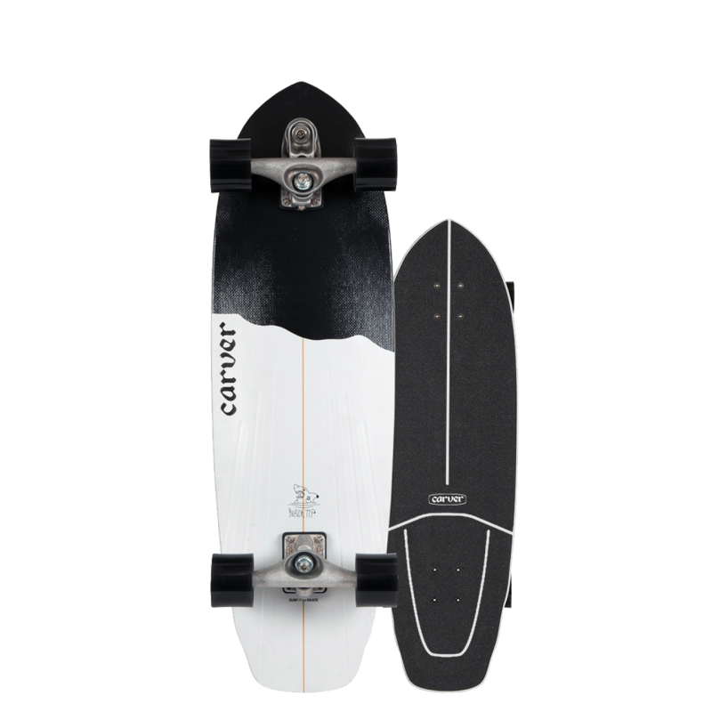 Deska surfskate CARVER Black Tip 32.5" C7