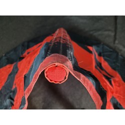 Używany Latawiec kitesurfingowy F-ONE Bandit 2019 Czarno czerwony 8 m2