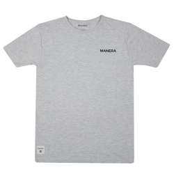 Męski T-Shirt MANERA w kolorze szarym 22247-0100-G-M