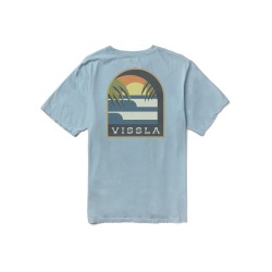 Męski t-shirt Vissla Out The Window Premium Błękitny