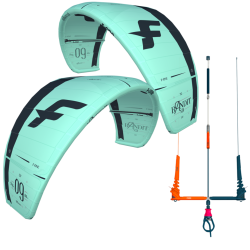 Uniwersalny zestaw kitesurfingowy F-ONE Bandit XVI 9m2 z barem