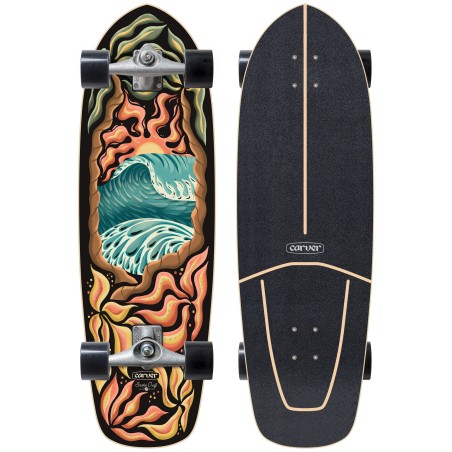 Deska Surfskate CARVER Psychedelic Sunset 32" V4 CX, kod produktu: C1012011266