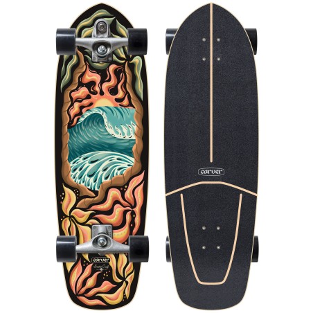 Deska Surfskate CARVER Psychedelic Sunset 32" V4 C7, kod produktu: C1013011266