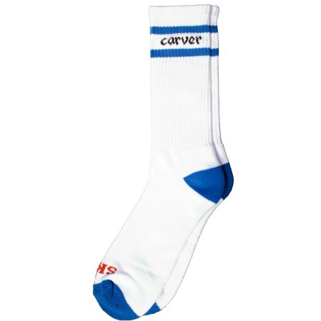 CARVER Sock - Navy Stripe