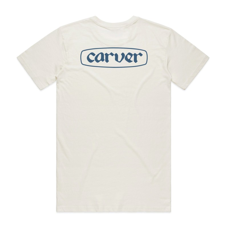 Koszulka CARVER Logo Tee - Biała , kod produktu: C1063621331M