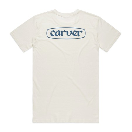 Koszulka CARVER Logo Tee - Biała , kod produktu: C1063621331M