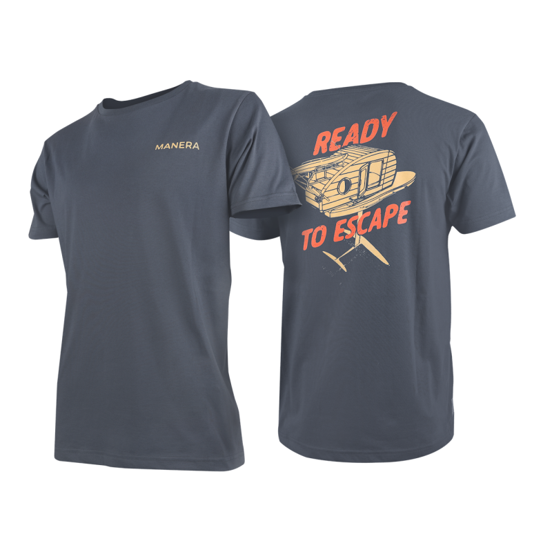 Koszulka MANERA Ready To Escape - Szara, kod produktu: 22257-0100-RTS-A-M