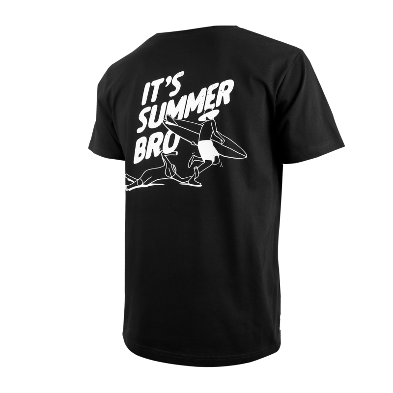 Koszulka MANERA It's Summer Bro - Czarna, kod produktu: 22257-0100-SB-B-M