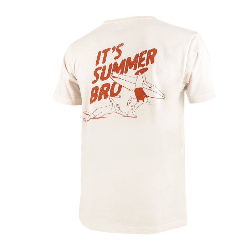 Koszulka MANERA It's Summer Bro - Beżowa, kod produktu: 22257-0100-SB-JS-M