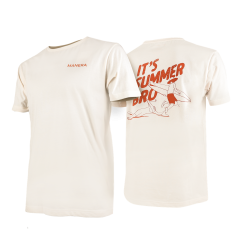 Koszulka MANERA It's Summer Bro - Beżowa