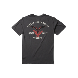 Męska koszulka Vissla Bat Bandito SS PKT Tee Czarna