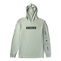 Longsleeve z kapturem Vissla Core Comp Lite Eco Drirelease Zielony