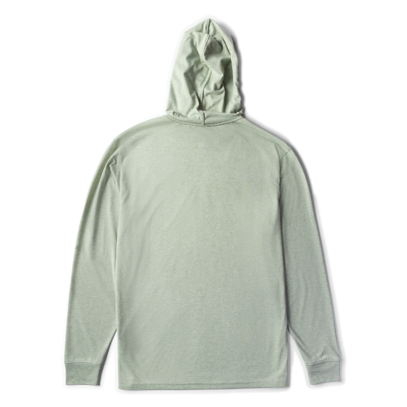 Longsleeve z kapturem Vissla Core Comp Lite Eco Drirelease Zielony M4327COR-LSH