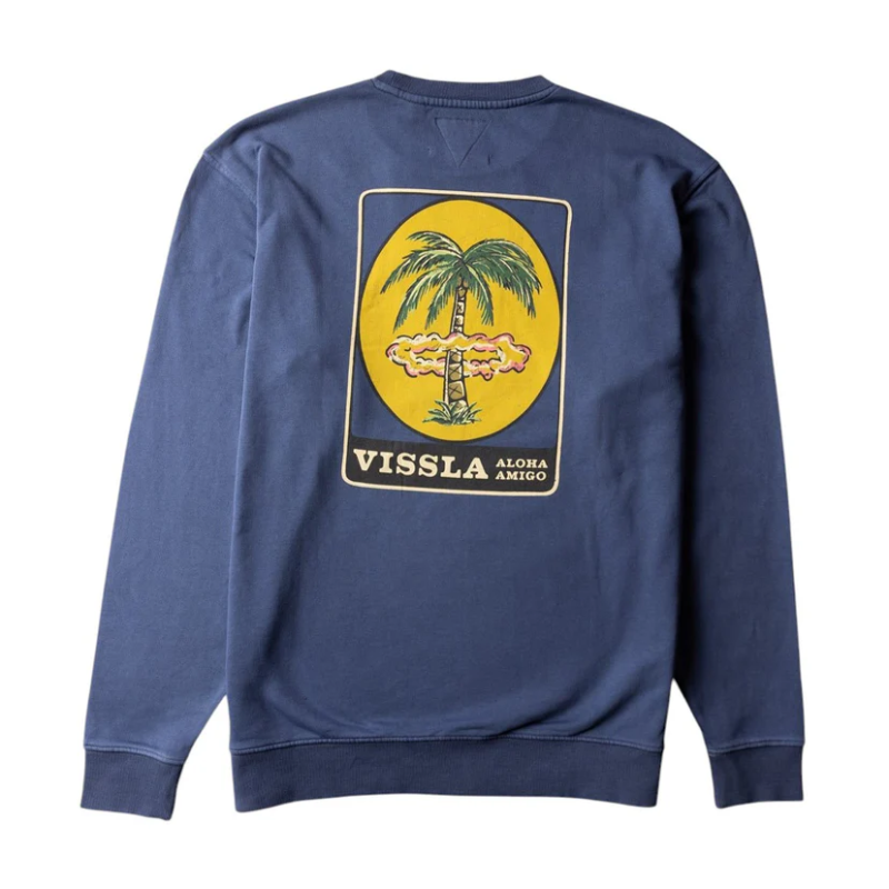 Bluza bez kaptura Vissla Offshore Eco Crew Granatowa M6087OFC-NVL