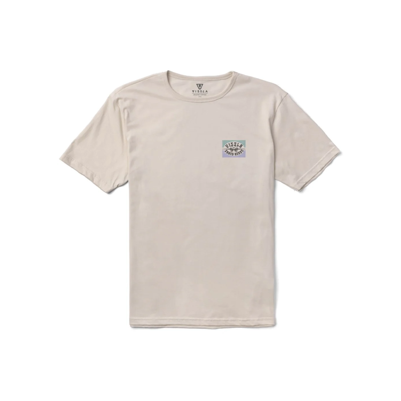 Męska koszulka Vissla Shred Heads Organic Tee Biała M4227SHR-BON