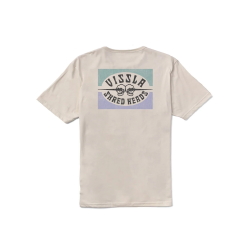 Męska koszulka Vissla Shred Heads Organic Tee Biała