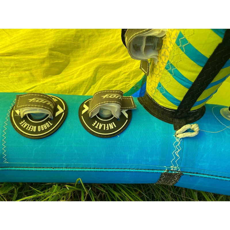 Używany latawiec kitesurfingowy F-ONE Bandit 2017 Żółty 7m U-JG3