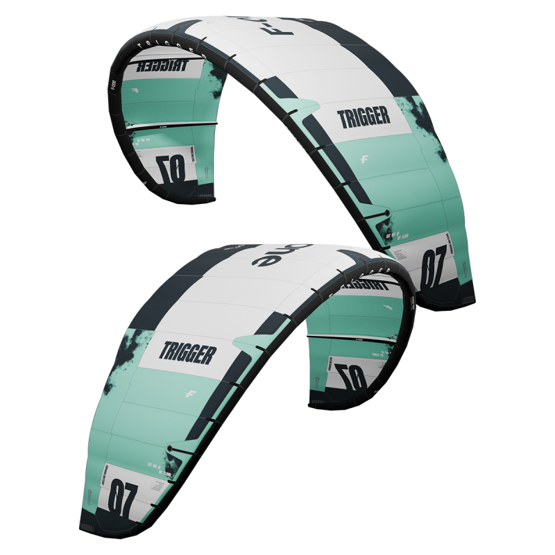 Latawiec kitesurfingowy F-ONE TRIGGER V2 TEC - Miętowy, kod produktu: 77251-0301