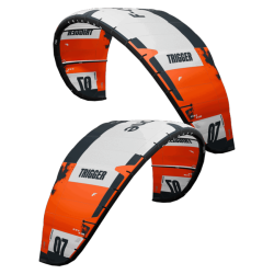 Latawiec kitesurfingowy F-ONE TRIGGER V2 TEC - Black/Flame