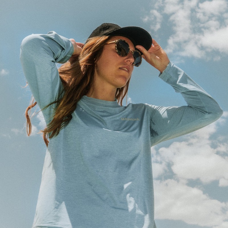 Damska lycra na wodę MANERA WMN Wetshirt Sunshell LS Szara, kod produktu: 22255-1200-M