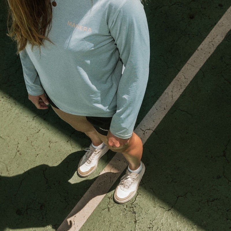 Damska lycra na wodę MANERA WMN Wetshirt Sunshell LS Szara, kod produktu: 22255-1200-M