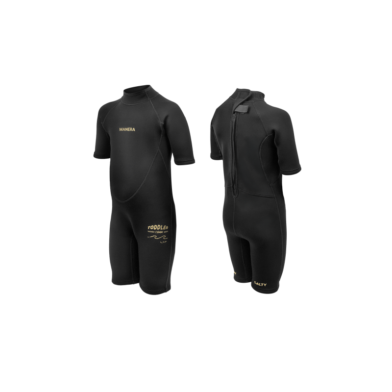 Dziecięca krótka pianka neoprenowa MANERA Todler BZ 1.5 mm Czarna 22261-2100