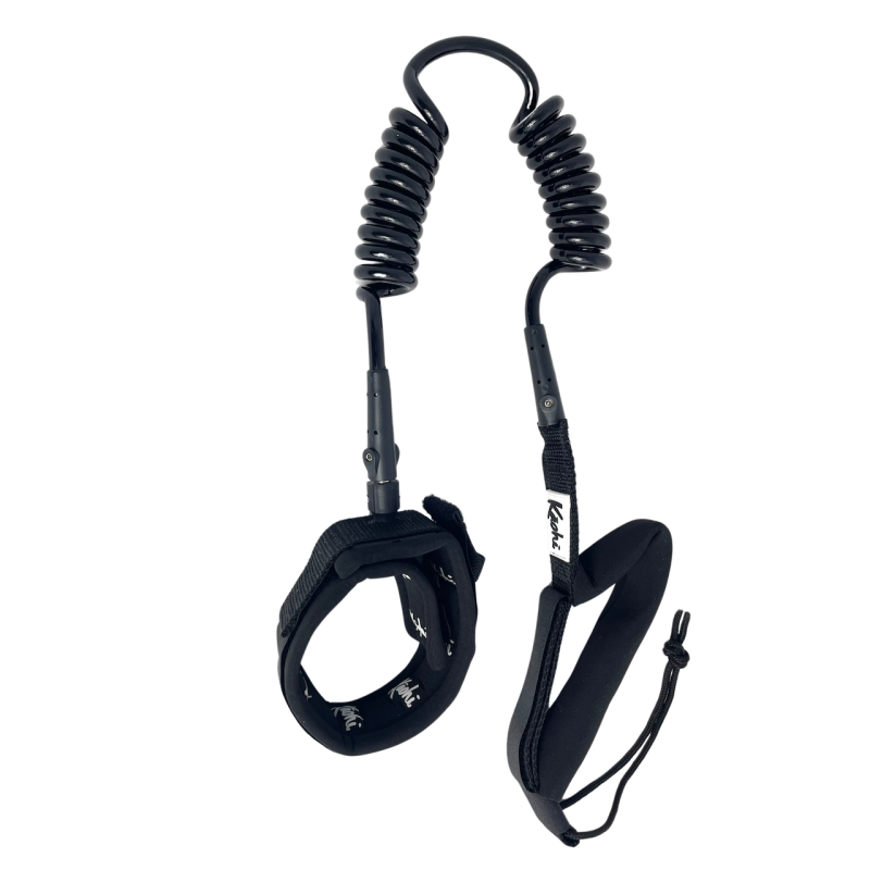 Leash do wing foila Kāohi Leash - Double Coil 8mm. Kod produktu: DC68C01