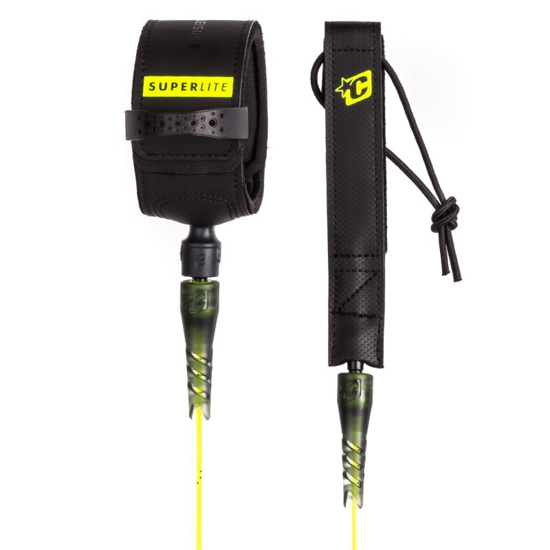 Leash do surfingu CREATURES Superlite Lite - Lime. Kod produktu: LSLL23006FLISPBK