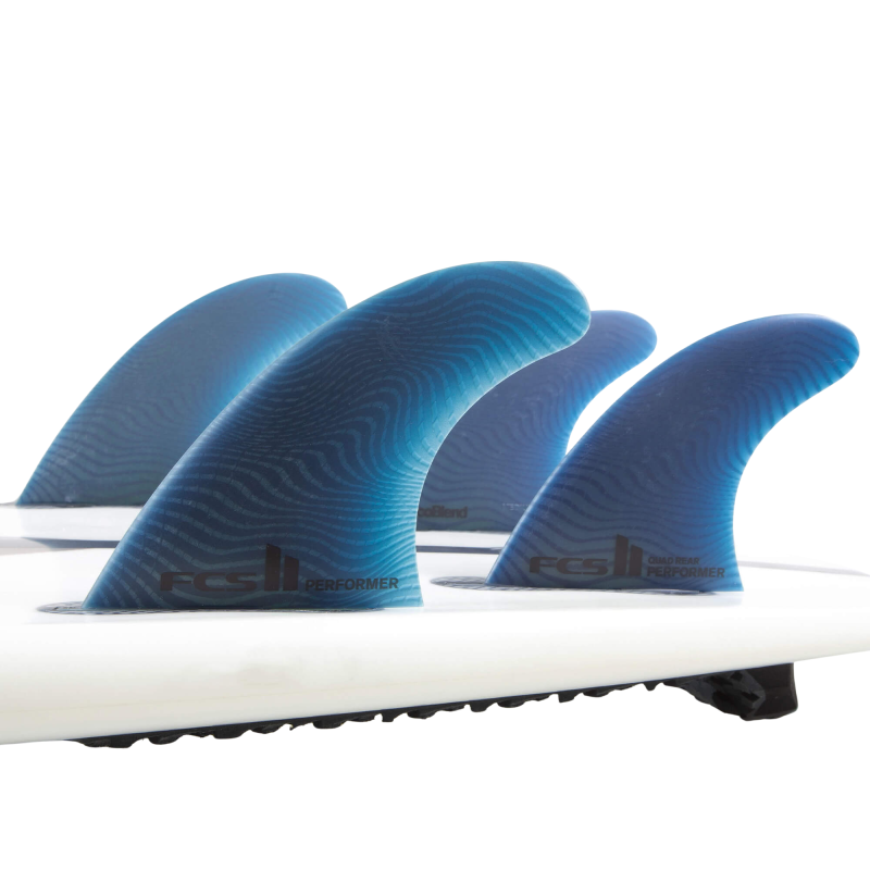 Finy surfingowe FCS II Performer Neo Glass Pacific Quad Fins. 
Kod produktu: FPER-NG04-MD-QS-R