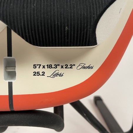 UŻYWANA DESKA KITE WAVE KEAHI PRO 5'7 / 25,2 LITRA CZERWONA