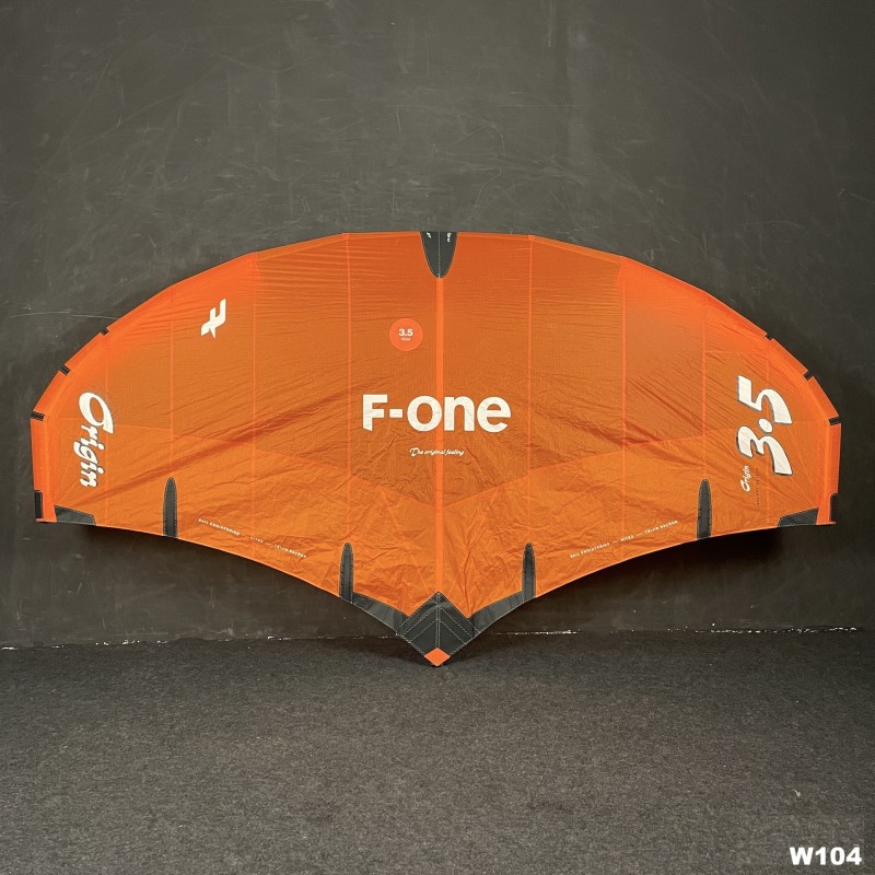UŻYWANE SKRZYDŁO WINGFOIL F-ONE ORIGIN V2 3.5m2 POMARAŃCZOWY