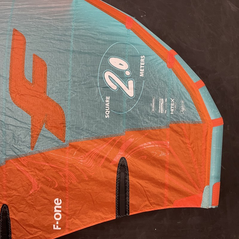 UŻYWANE SKRZYDŁO WINGFOIL F-ONE ORIGIN 2.0 m2 Niebieskie