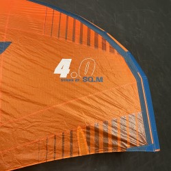 Używane skrzydło wing F-ONE Strike V2 4.0 m2 - Pomarańczowe