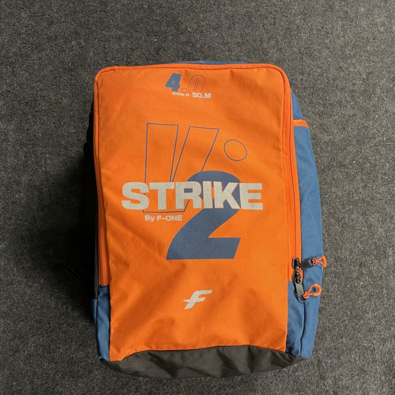 Używane skrzydło wing F-ONE Strike V2 4.0 m2 - Pomarańczowe