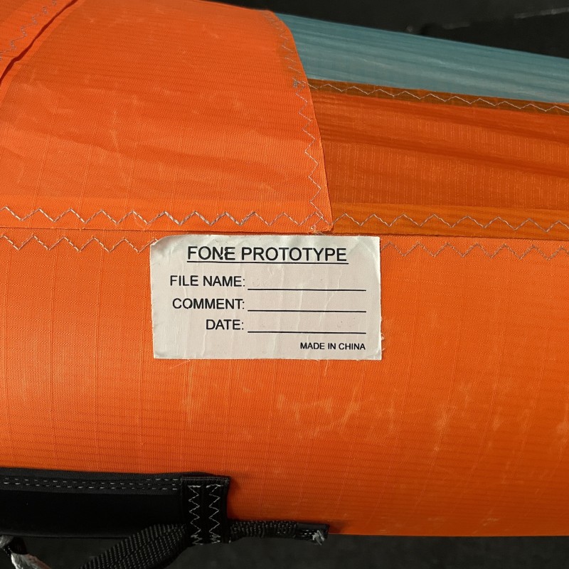 UŻYWANE SKRZYDŁO WINGFOIL F-ONE ORIGIN 5.0 m2 Niebiesko-Pomarańczowe PROTOTYP