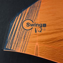 Używane Skrzydło wing F-One Swing V2 4.2 m2 Pomarańczowe