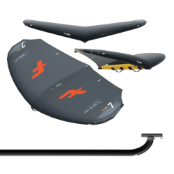 Skrzydło wing F-ONE Strike CWC V4 Aluula 8m2 Czarne + boom